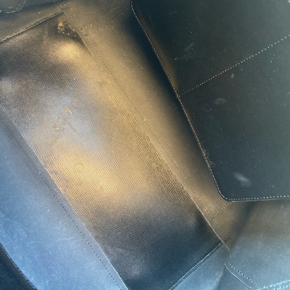 L.K.BENNETT SAFFIANO LEATHER EDGY CLASSI.C Frm LONDON Tote LUX GORG - Picture 13 of 15